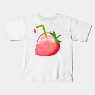 Strawberry Juice Kids T-Shirt